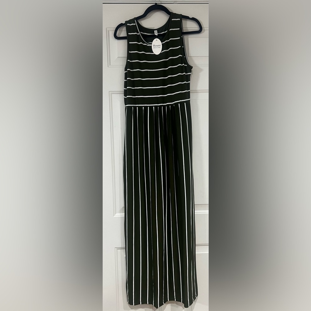 2 Striped Sleeveless light long summer dresses